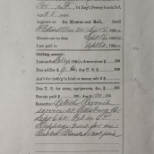 Muster-out record of Christ Roessler, dated 16 Sep 1864