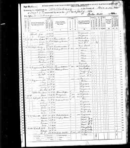 1870 US Census, WV, Brooke County, Wellsburg, Wm Hassner Household